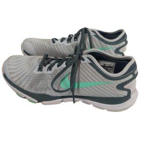 Nike Fitsole Sneakers Women Size 7 Gray Green
